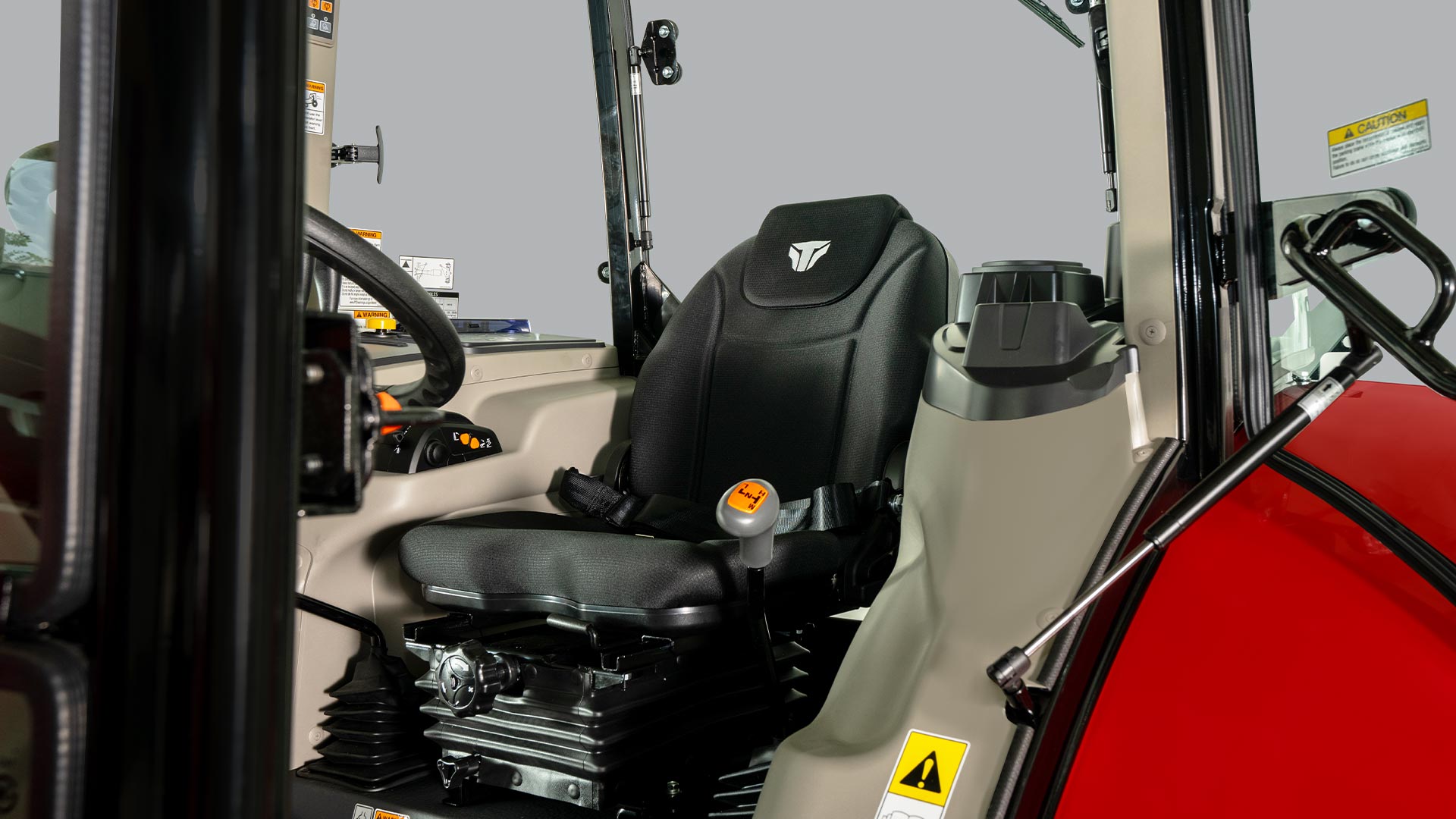 3. Suspension seat for operator comfort