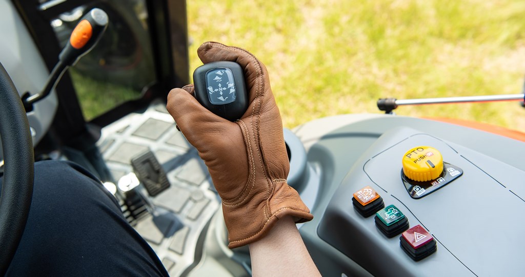 6. Joystick control for front-end loader